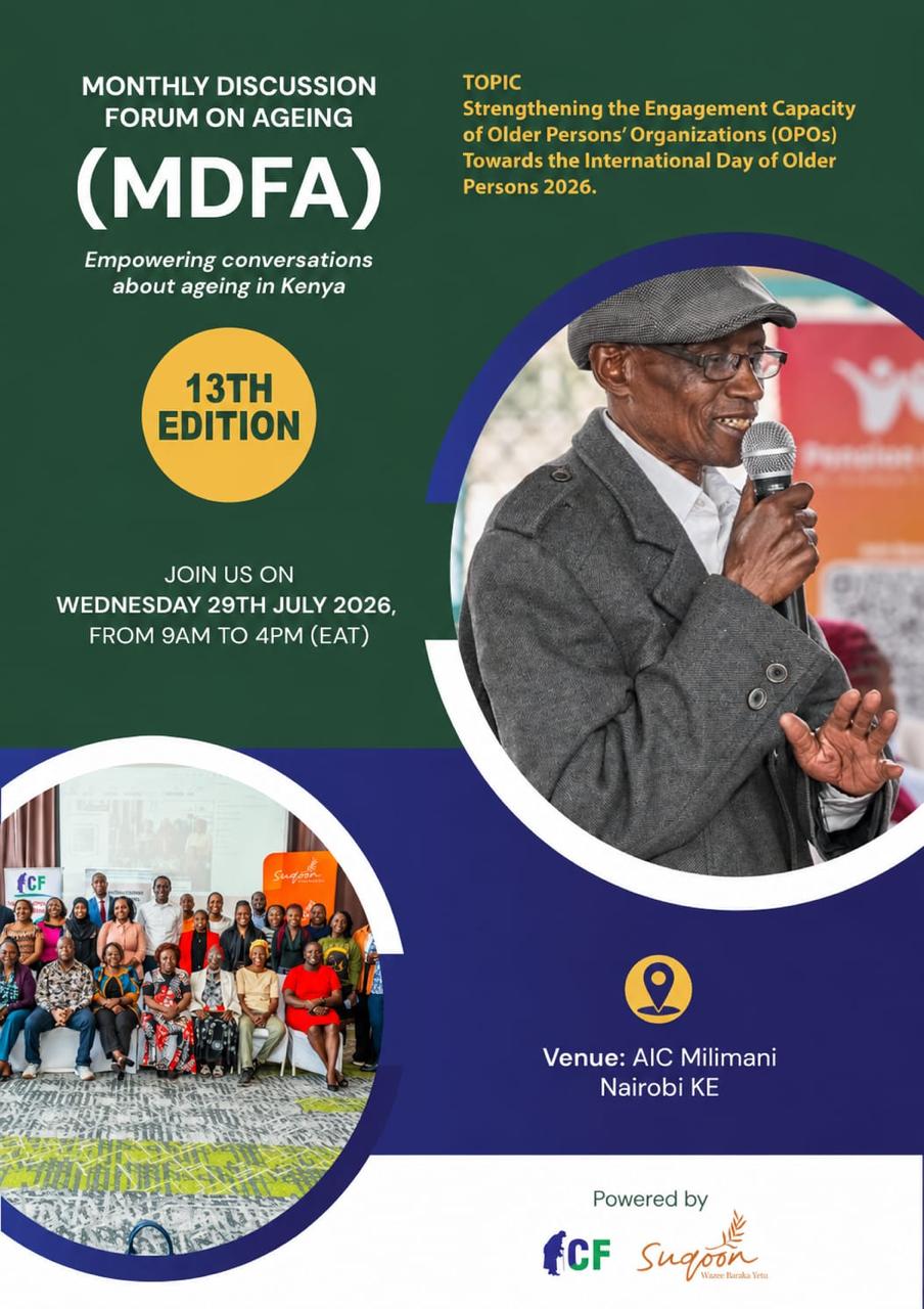 July 2026 Monthly Discussion Forum on Ageing