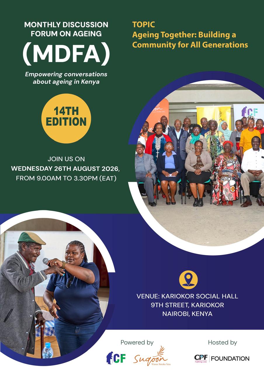 August Monthly Discussion Forum on Ageing- 14th Edition