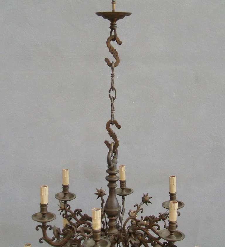 Get designer lighting at circa today. Large Two-Tiered Bronze Chandelier at 1stdibs
