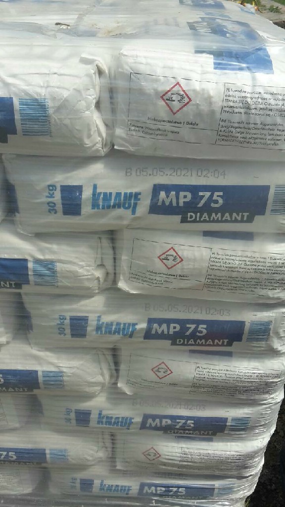 W budynkach użyteczności publicznej i szkołach, również na klatkach . Knauf Mp 75 Tynk Maszynowy Wojcin A Ogloszenie Na Allegro Lokalnie