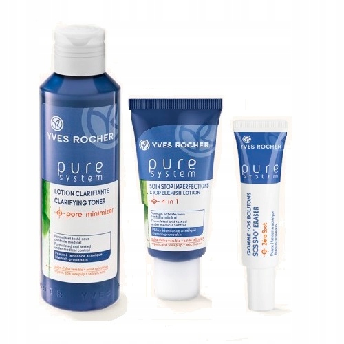 Yves Rocher Pure System Krem Tonik Zel Tradzik 7798379269 Oficjalne Archiwum Allegro 