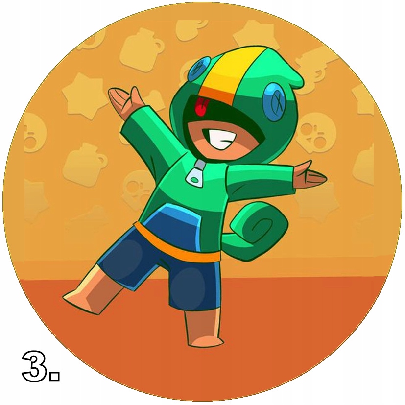 Opłatek Na Tort Brawl Stars + Obwódka 24h SZYBKO! 8820633992