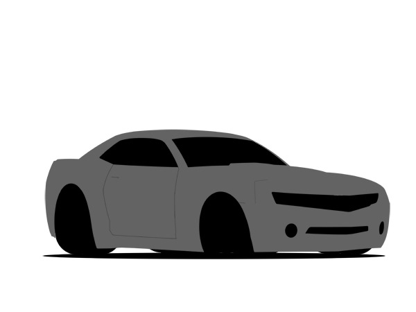 рисуем chevrolet camaro нарисовать американскую машину