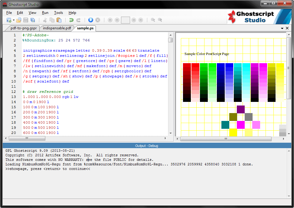 It is available under either the gnu gpl affero license or licensed for commercial . Ghostscript Studio Codeplex Archive