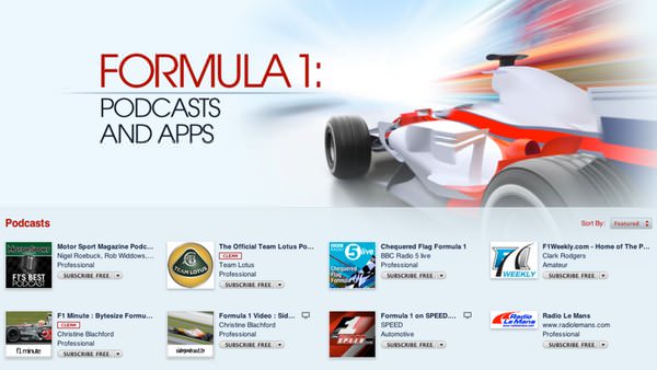 Formula 1 Podcasts And Apps On Itunes A Celebration Of