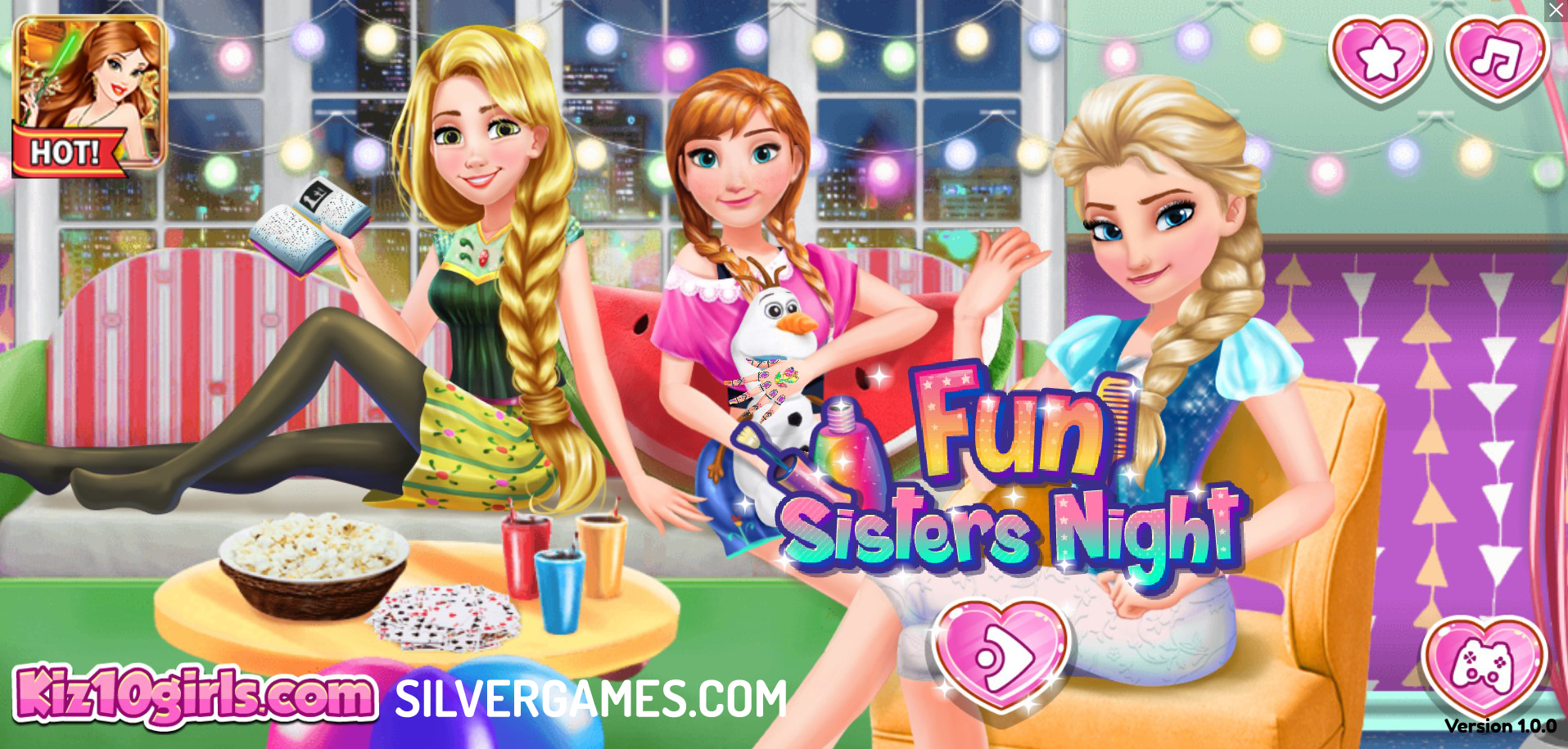 Elsa and anna dress up and make up games