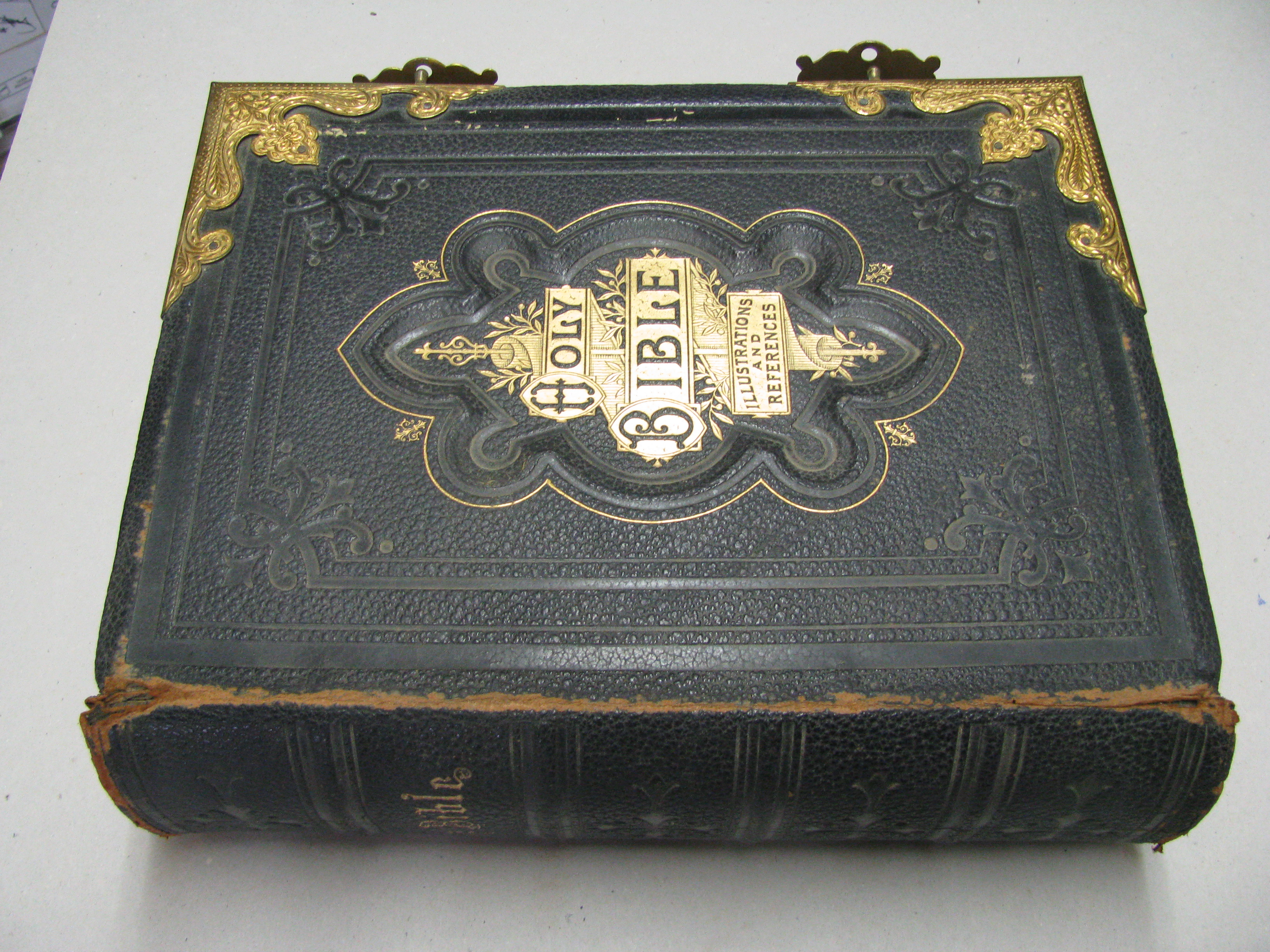 Before image of the Holy Bible