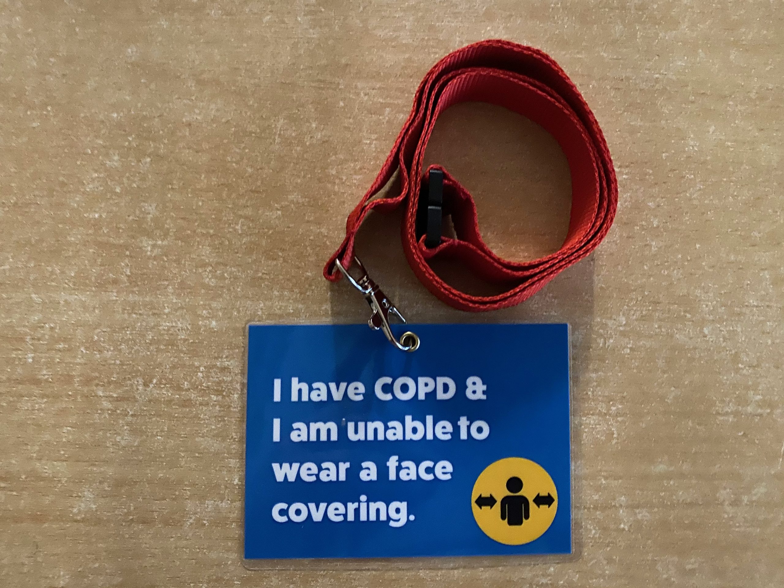 COPD Face Mask Exemption Card