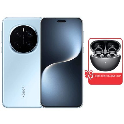 Honor Magic 7 Pro 5G (12GB RAM + 512GB Memory) - Blue + (Honor Choice Earbuds Clip)