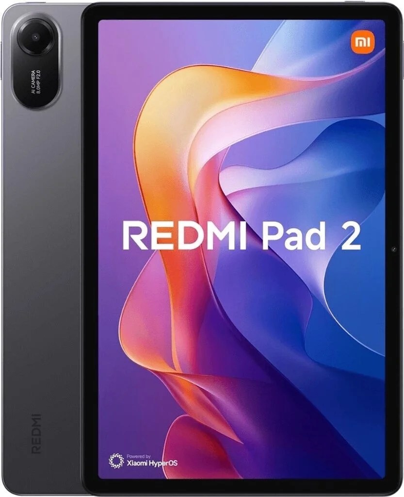 Xiaomi Redmi Pad 2 Tablet, 128GB, 4GB, Wi-Fi, 11” – Graphite Gray