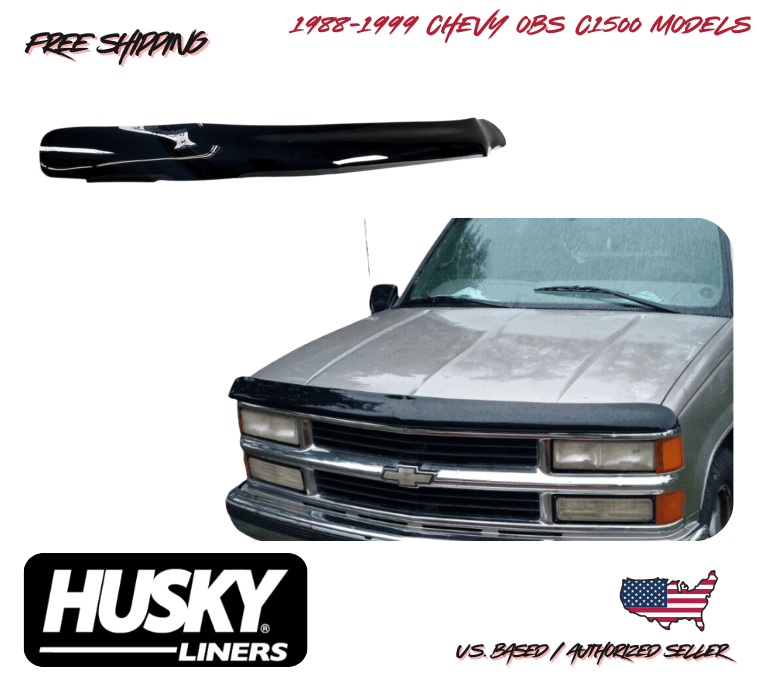 1988-98 OBS Chevy C1500 C/K Husky Liners High Profile Hood Bug Shield/Deflector