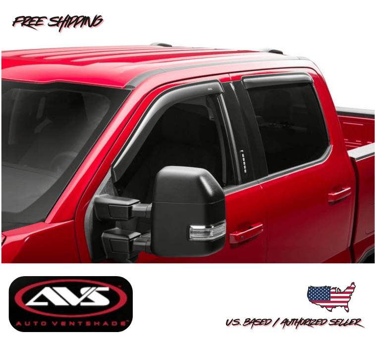 1983-1997 Ford F-350 Crew Cab AVS Window Vent Visors Rain Dust Guard Deflector