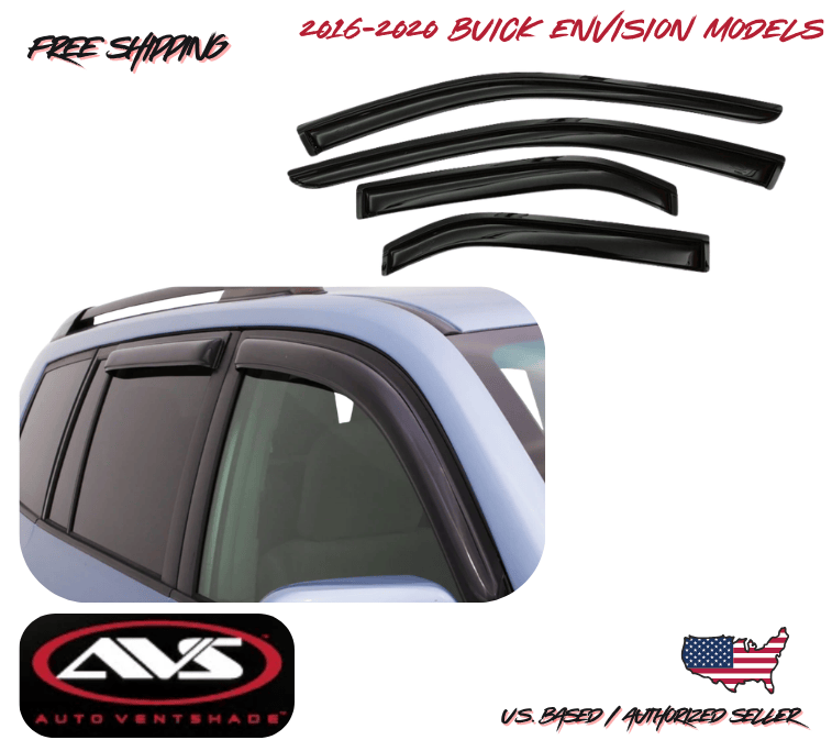 2016-2020 Buick Envision AVS Window Vent Visors Rain Dust Guard Deflector 4PC.