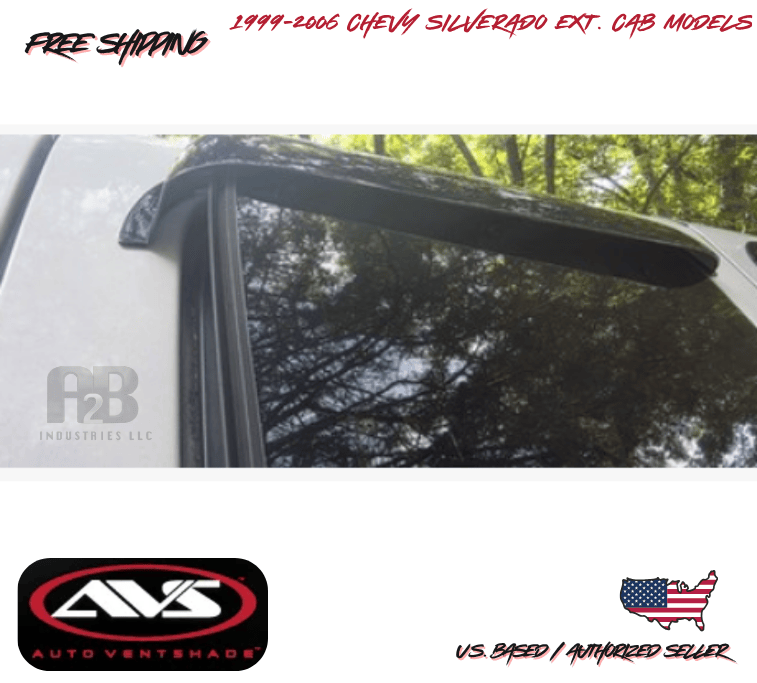 1999-2006 Chevy Silverado 1500 Extended Cab AVS Window Vent Visors Rain Guard