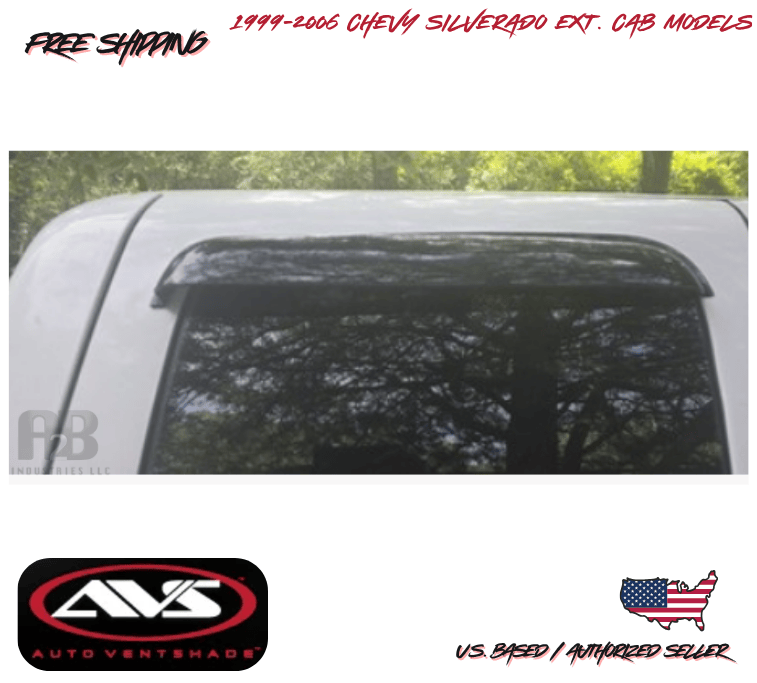 1999-2006 Chevy Silverado 1500 Extended Cab AVS Window Vent Visors Rain Guard