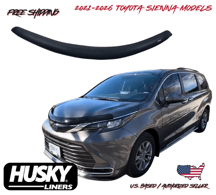 2021-2026 Toyota Sienna BugFlector II High Profile Hood Bug Shield Protector Husky Liners