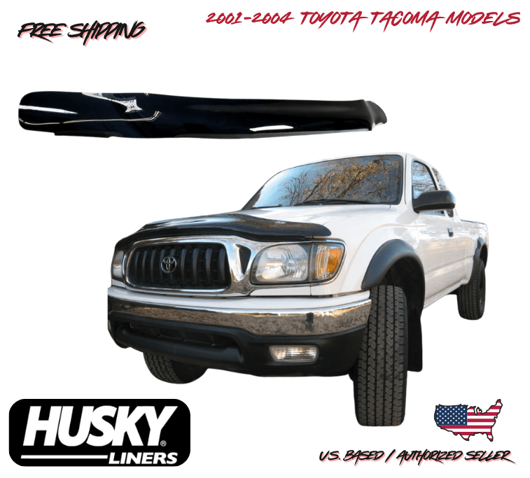 2001-2004 Toyota Tacoma BugFlector II High Profile Hood Bug Shield Protector Husky Liners