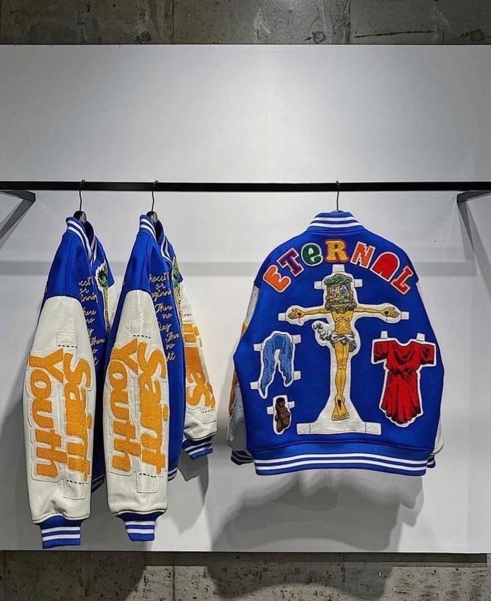 Damar hamlin super bowl lvii blue varsity jacket