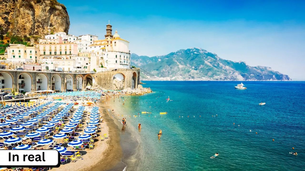 Hotel Costiera Filming Locations (2025-) 3 Positano, Amalfi Coast, Italy in real