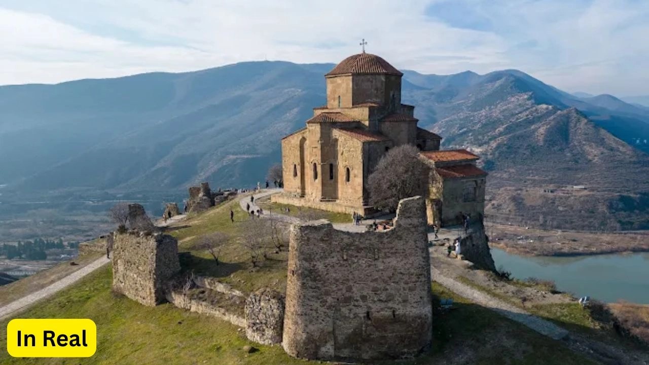 Jvari Monastery, Mtskheta, Georgia In real