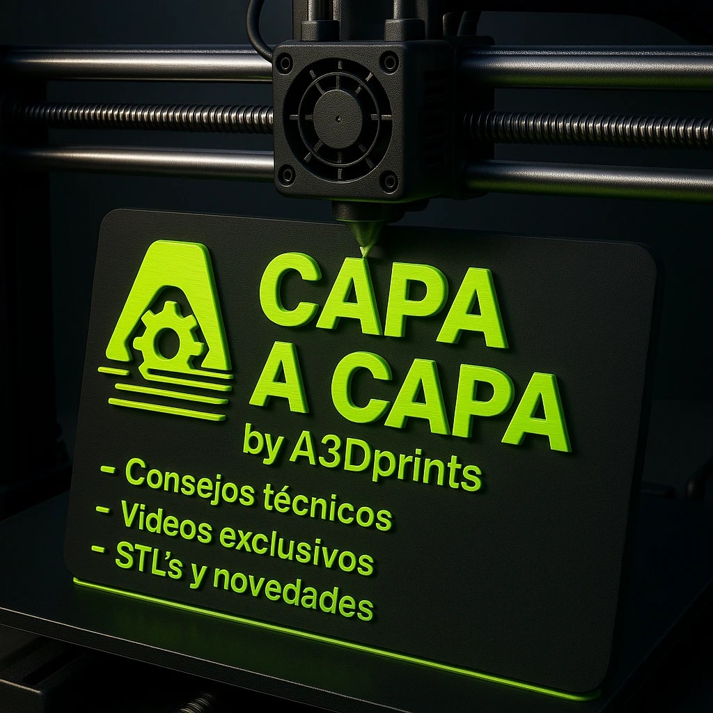 Lee más sobre el artículo 🎯 «Capa a Capa – La newsletter semanal para apasionados de la impresión 3D»