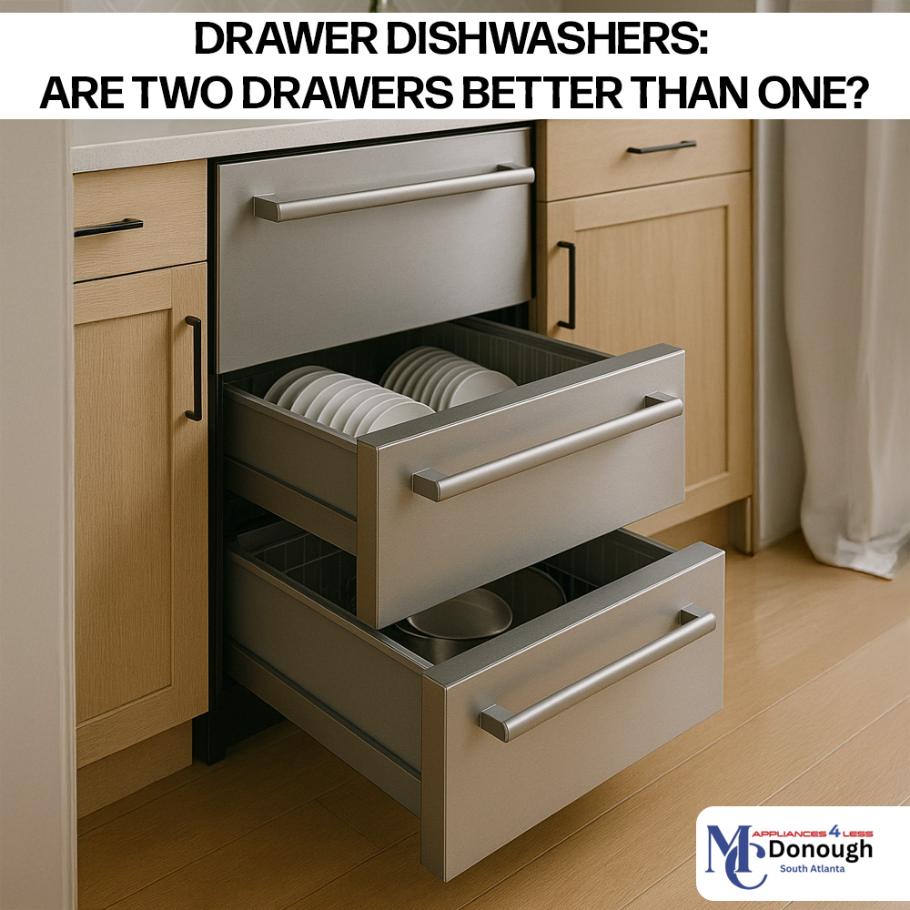 Drawer dishwashers