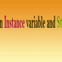 Difference Between Instance Variable And Static Variable In Java | A5THEORY