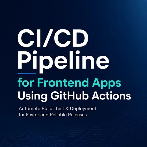 CI CD Pipeline for Frontend Apps Using GitHub Actions