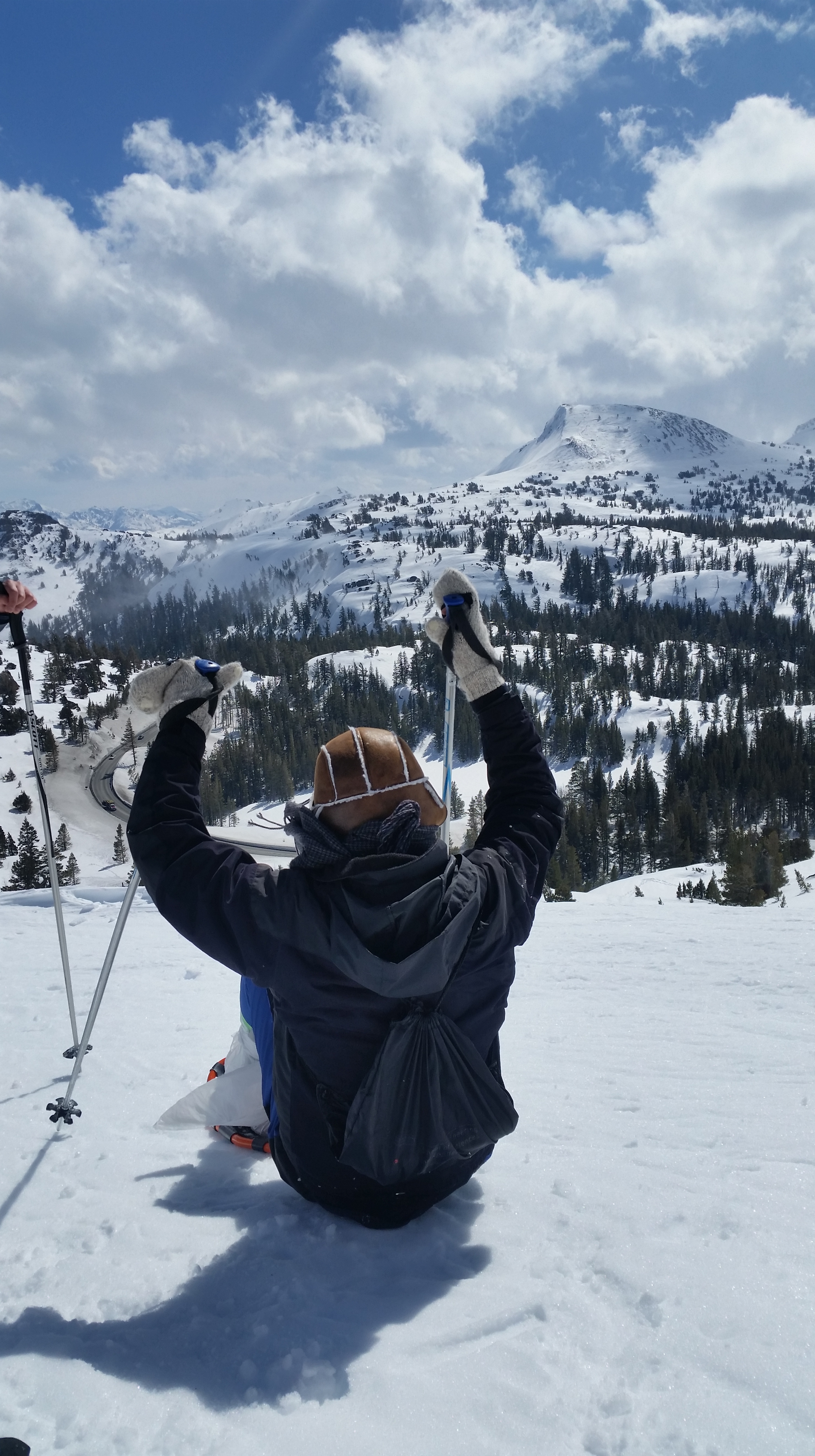 Looking back at Carson Pass.