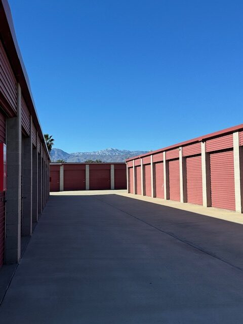 wide aisles and drive up units