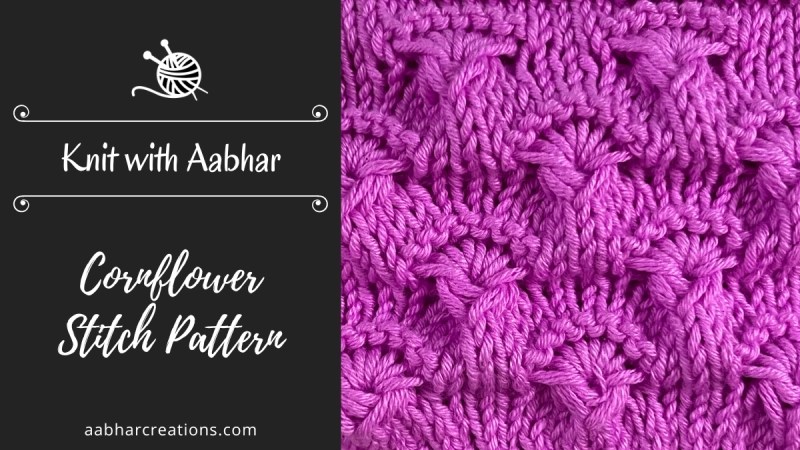 Cornflower Stitch Featured aabharcreations