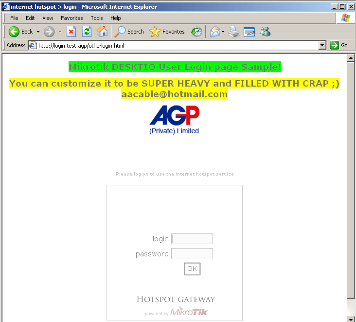 Mikrotik Hotspot Different Login Page For Mobile Users Syed Jahanzaib Personal Blog To Share Knowledge