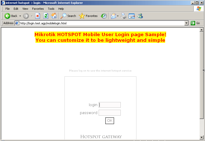 Mikrotik Hotspot Different Login Page For Mobile Users Syed Jahanzaib Personal Blog To Share Knowledge