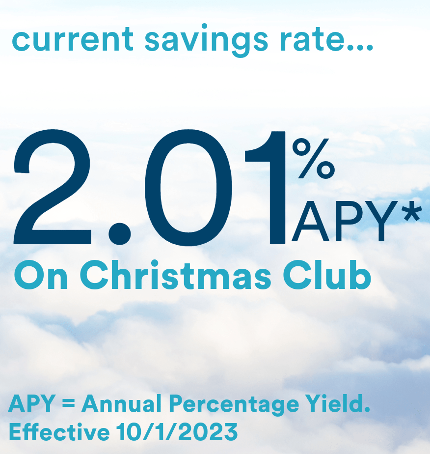 Christmas club savings