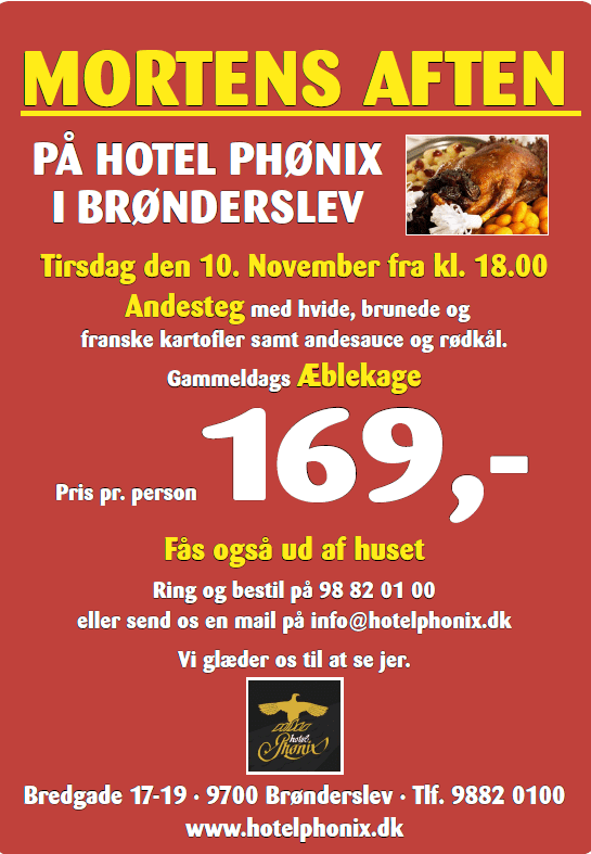 Mortensaften på Phønix i Brønderslev