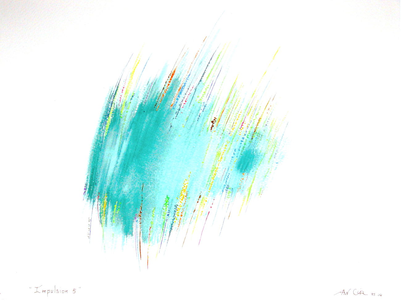 "Impulsion 5", aquarelle, (20x30) cm