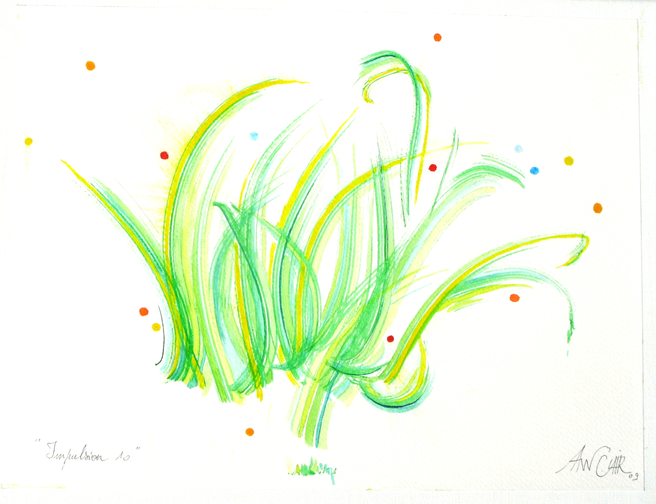 "Impulsion 10", aquarelle, (20x30) cm