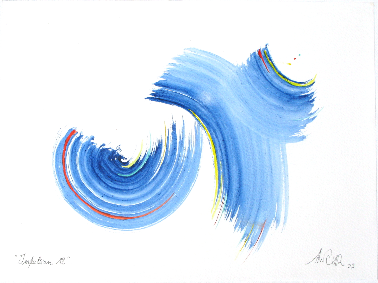 "Impulsion 12", aquarelle, (20x30) cm