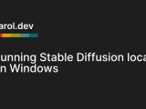 Running Stable Diffusion Locally On Windows Aarol Dev