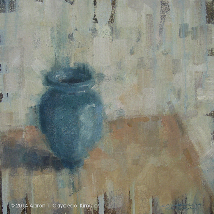 Viridian. Oil on Canvas. 20" x 20".