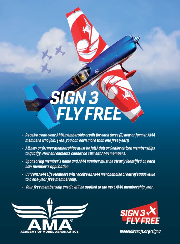 Sign 3 Fly Free Ad
