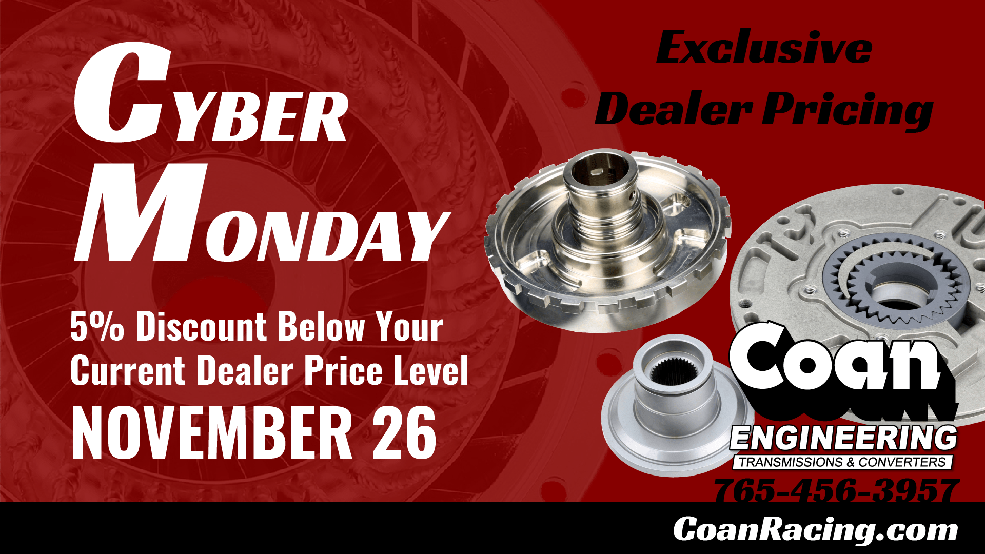 Coan Cyber Monday Slider