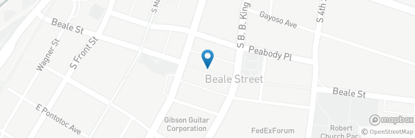 Beale Street Map Map 