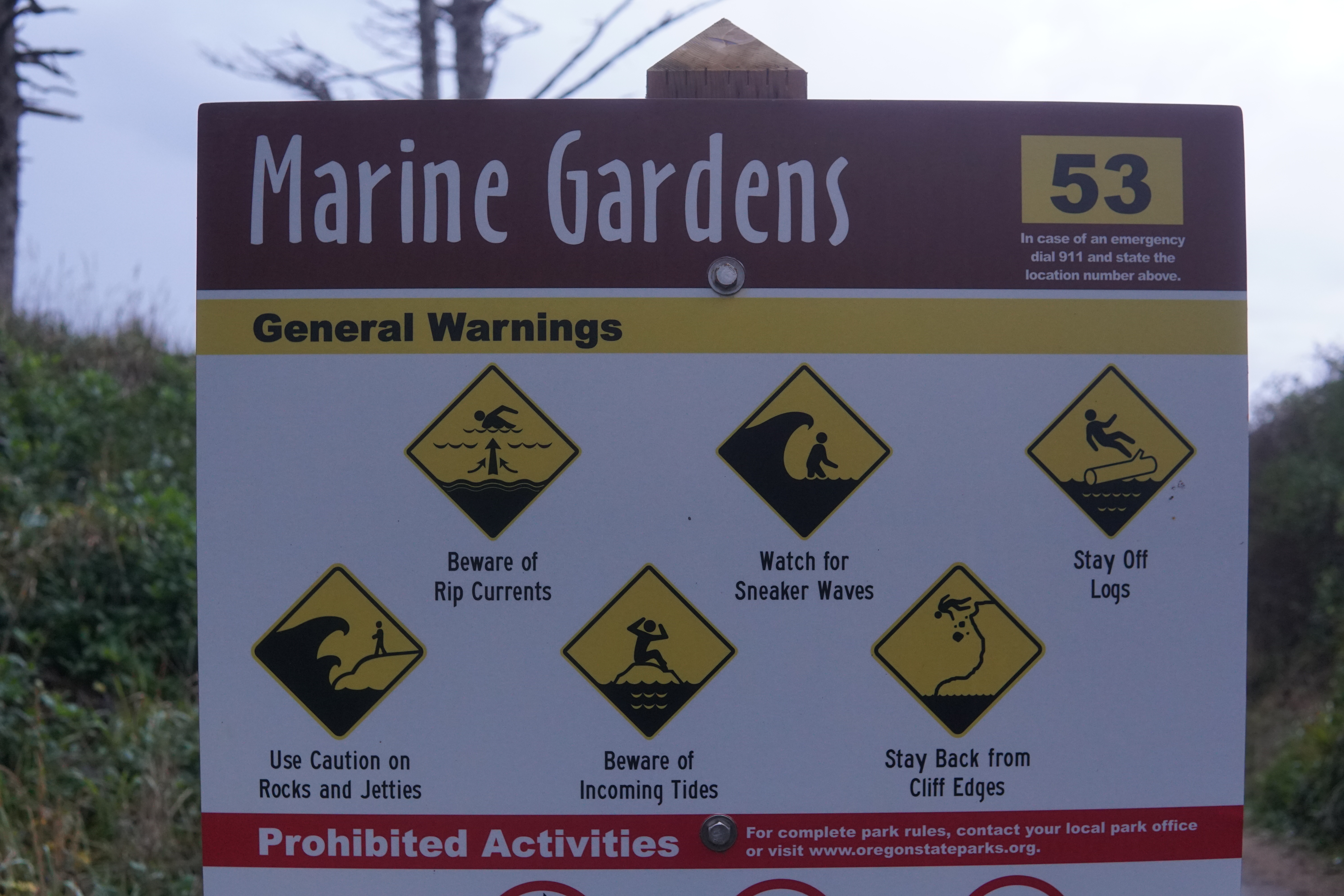 More warnings about the sea!