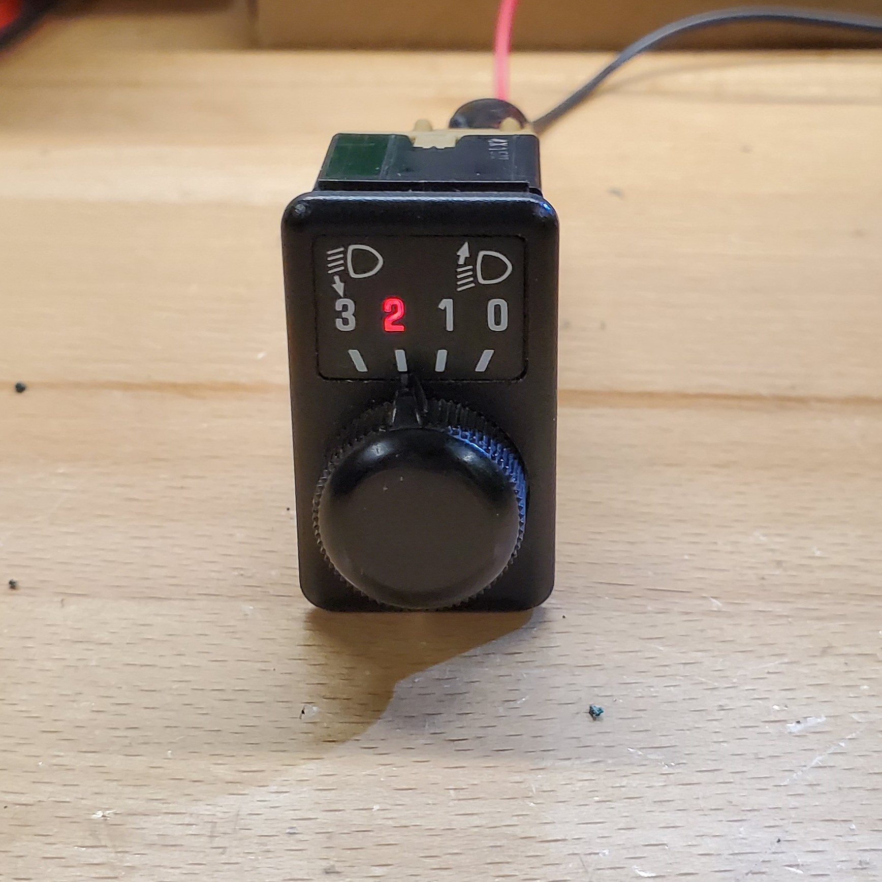 0205 Impreza Headlight Leveling Switch Color Conversion Aaron's