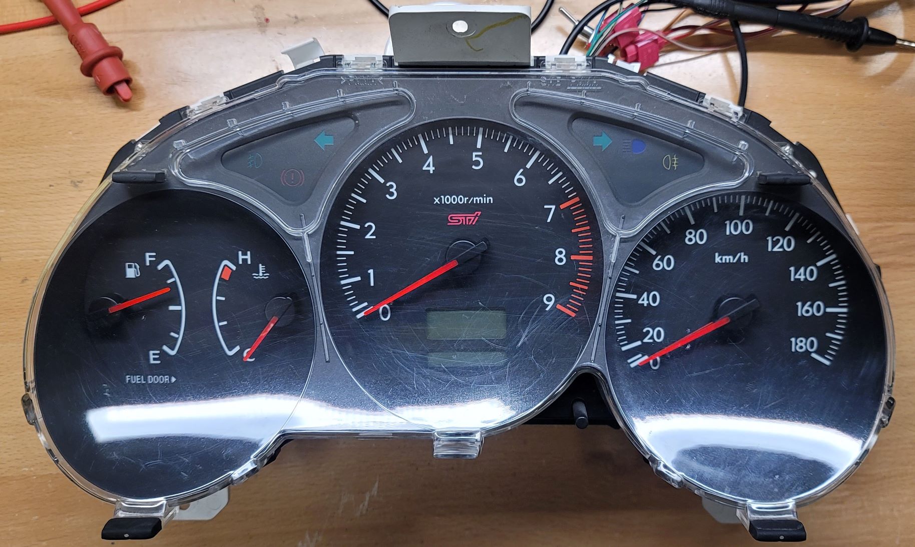 USED SG9 Forester STi Cluster Programed – Aaron's Subie Electronics