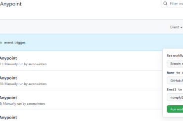 Use GitHub Actions to download OpenAPI specification from Anypoint platform