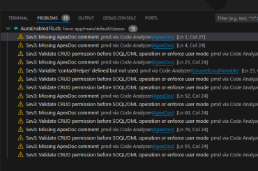 View Salesforce Code Analyzer Results