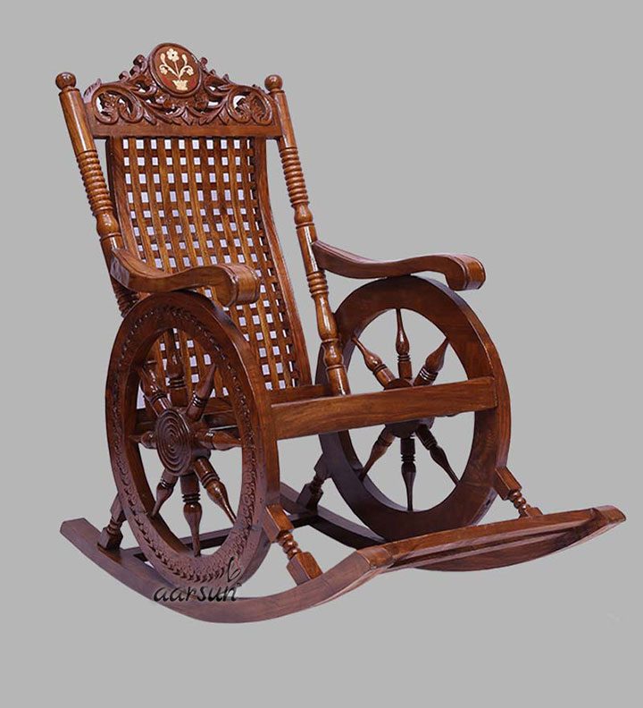 Greatest Chariot Design Rocking Chair Rok 0005