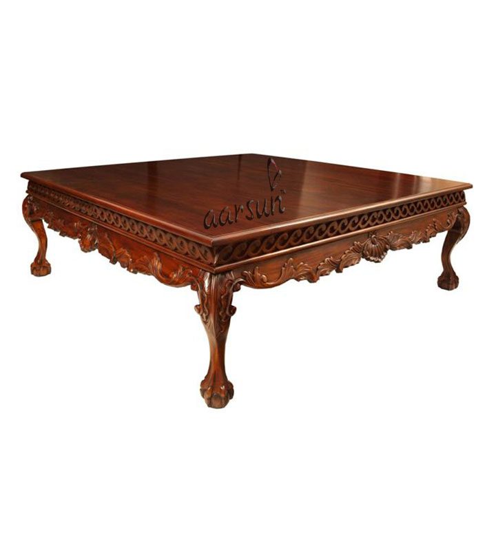 Sheesham Wood Center Table In Rectangular Shape Ctbl 0010